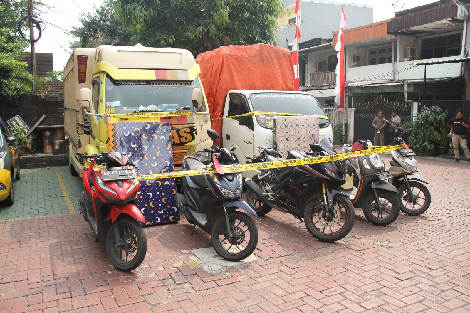 Polisi Beberkan Peran Pelaku Curanmor yang Gunakan Kamufalse Kasur untuk Kirim Motor Curian Ke Lampung 