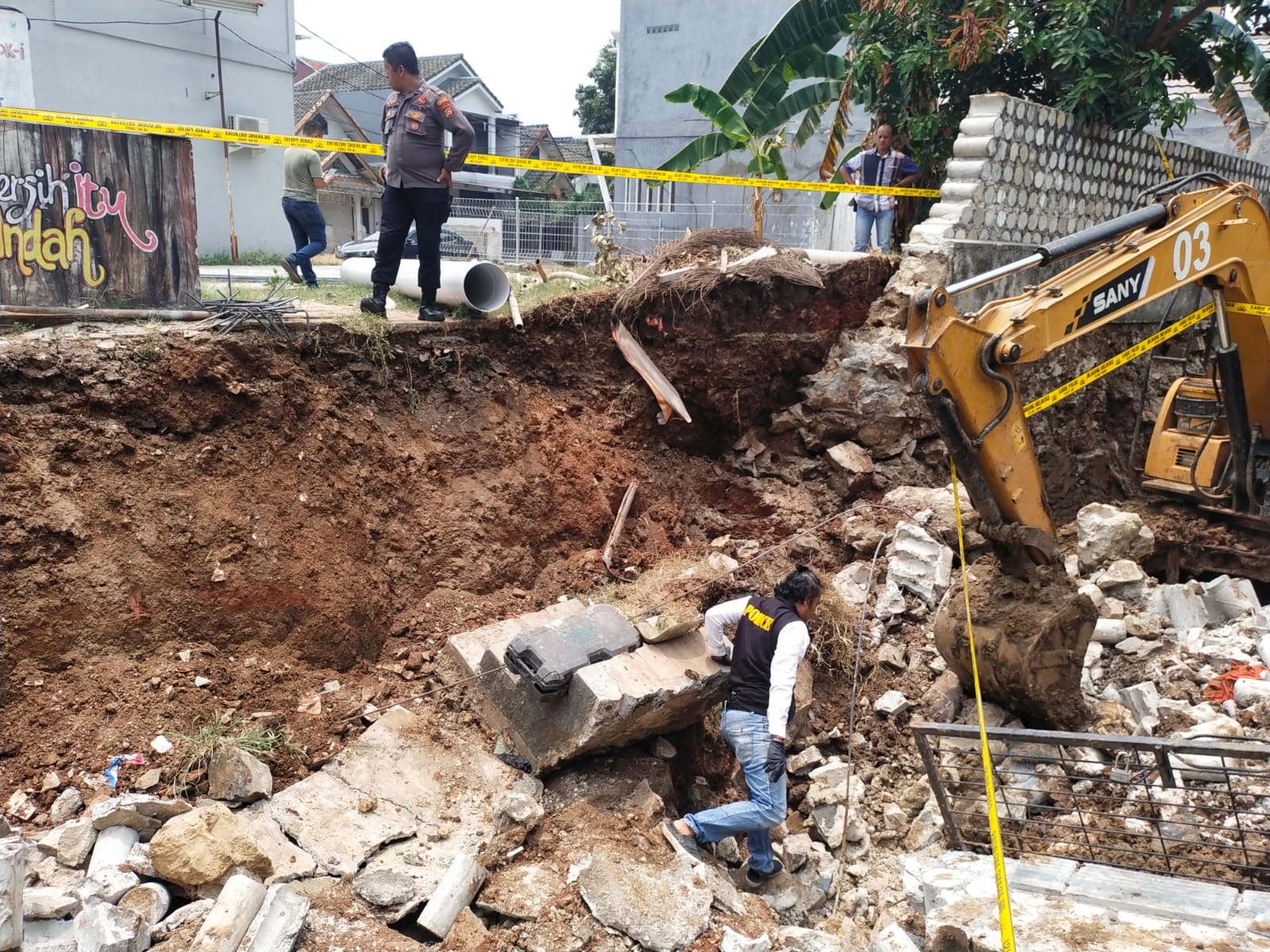 Tewaskan Pekerja, HMI Badko Jabodetabeka-Banten: Usut Tuntas Proyek Pembangunan Turap Pemkot Tangsel