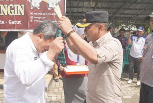 Bupati Garut Rudy Gunawan, Berpamitan  dengan Warga Caringin Setelah Berakhirnya Jabatannya