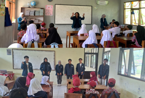 Mahasiswa KKN ITG Perkenalkan Bebras Challenge di SDN Dayeuhmanggung dan SMP Muhammadiyah Cilawu