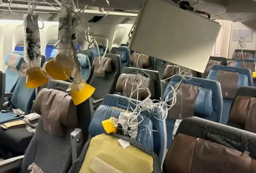 Penumpang Singapore Airlines Alami Turbulensi Parah, Satu Orang Tewas