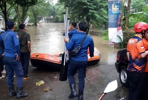 Sungai Cisadane Meluap, 170 KK Terdampak Banjir di Perumahan Pesona Serpong 